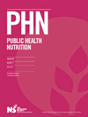 PUBLIC HEALTH NUTRITIONпԺׅ^