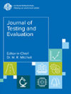 JOURNAL OF TESTING AND EVALUATIONڿпԺօ^